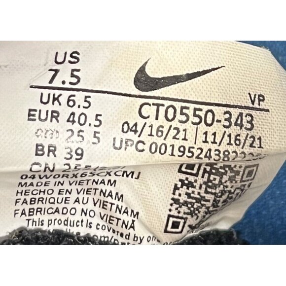 Nike Reactgato React Gato Indoor Soccer Futsal Shoes Lime Glow Sz 7.5 CT0550-343 main image 9